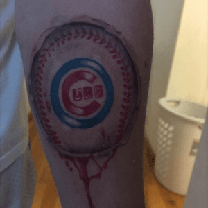 Go cubs. #color #ChicagoCubsTattoo #ChicagoCubs #baseball 