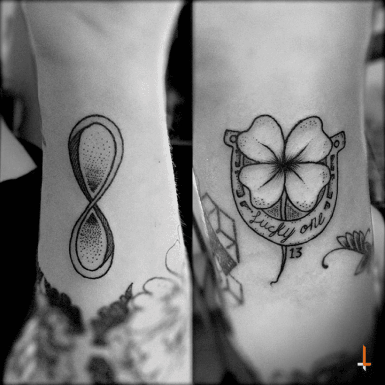 Tattoo uploaded by Lazlo DaSilva • Nº141 Infinity Luck #tattoo ...
