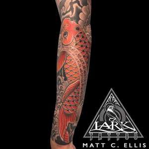 Tattoo by Lark Tattoo artist Matt C. Ellis.  See more of Matt's work here: http://www.larktattoo.com/long-island-team-homepage/matt/ . .  .  .  . #colortattoo #Japanese #Japanesetattoo #koi #koitattoo #tattoosleeve #tattoo #tattoos #tat #tats #tatts #tatted #tattedup #tattoist #tattooed #inked #inkedup #ink #tattoooftheday #amazingink #bodyart #tattooig #tattoosofinstagram #instatats  #larktattoo #larktattoos #larktattoowestbury #westbury #longisland #NY #NewYork #usa #art #matt #ellis #mattellis #mattcellis