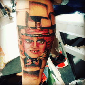 #madhatter #johnnydepp #aliceinwonderland #tattoo #madhattertattoo #3dtattoo #besttattoo #portrait 