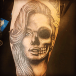 Beautiful melted face portrait by Rachel Cavalier on my forearm as part of my sleeve #blackandgrey #skull #guyswithink #sexyink #prettyface #prettygirl #tattoo #morph #forearmtattoo #armtattoo #sleeve #fullsleeve #loveink 