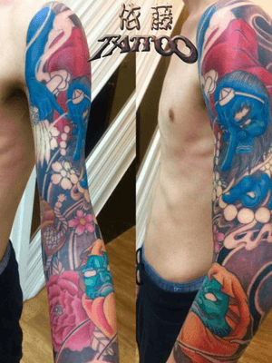 #tengu #tengutattoo #daruma #darumatattoo #japanesetattoo #tattooartist #tattooart 
