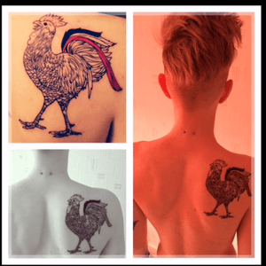 #french #cock #animaltattoos #liberty 