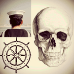 Portuguese Navy hat on a skull + rudder = #megandreamtattoo 