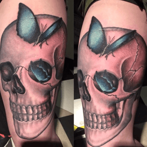 Thigh piece/scar cover up #realism 
