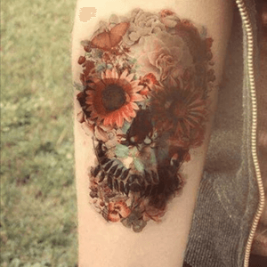 #flowers #Skull 