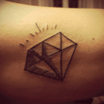 Homemade Tattoo #Diamand #diamond #Home #made #tattoo #tatouage 