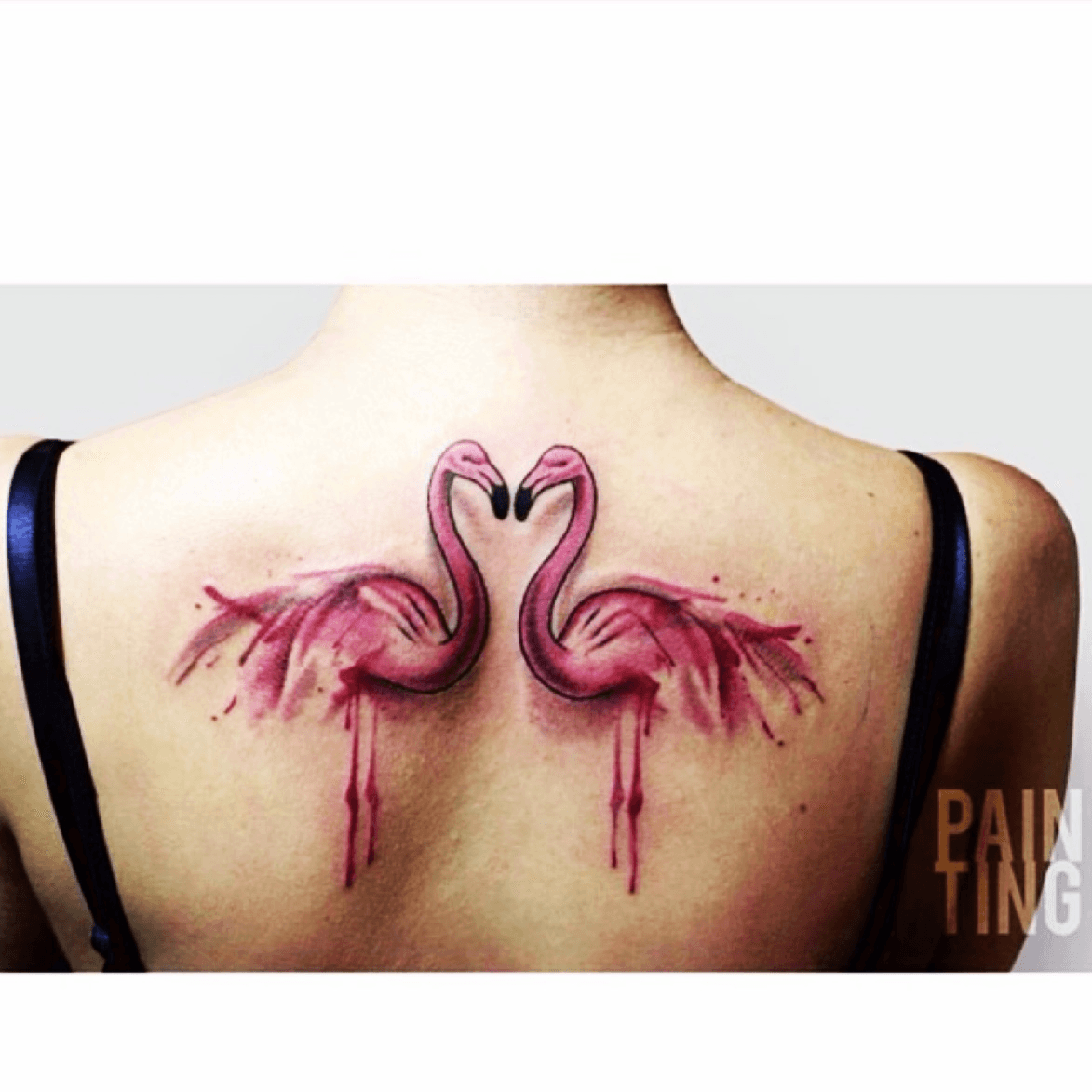 Flamingo Temporary Tattoo  Set of 3  Tatteco