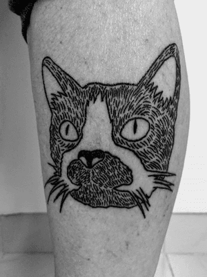 #tattoos #tattooapprentice #catsofinstagram #cat #cattattoo #blackwork #ink