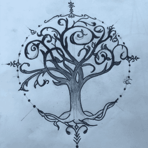 Tattoo idea #treeoflifetattoo #drawingbyme #lineworktattoo #ChooseYoPoison #inklife hmu if want get this tatted by take appoinment 