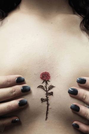 small bosom rose