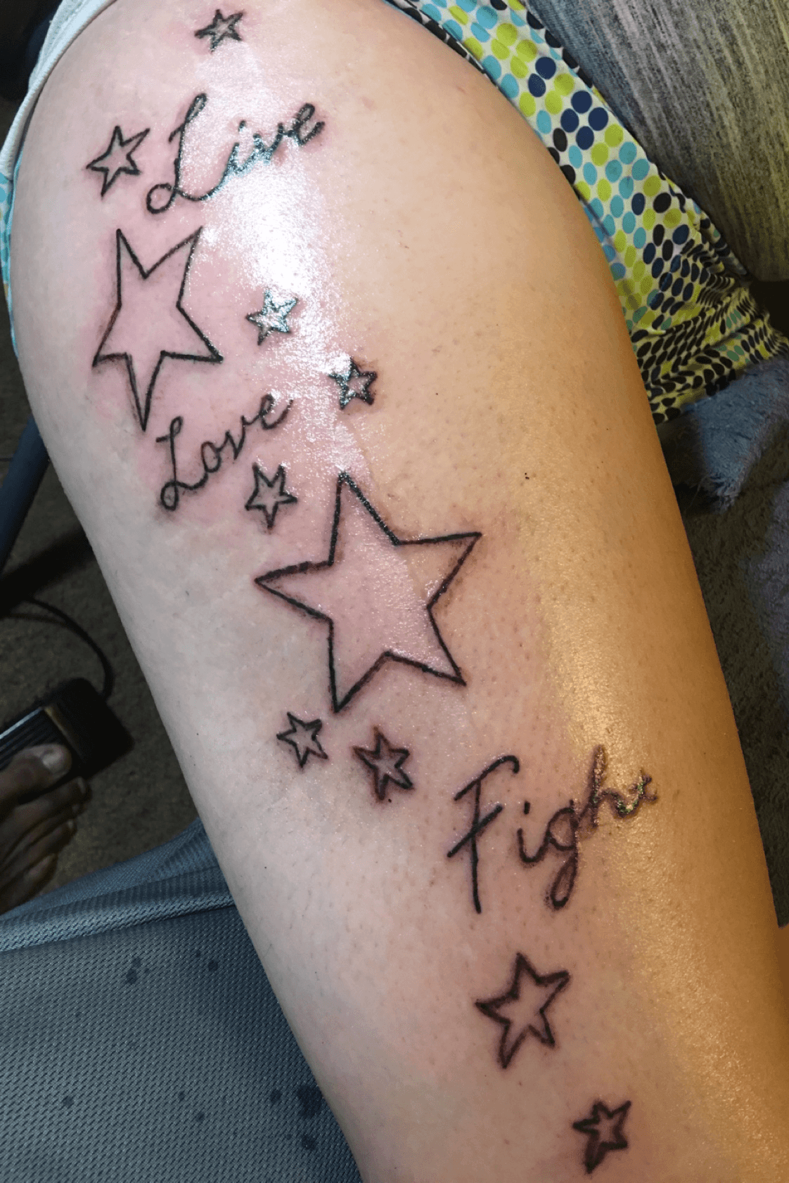 All the kids they say live to fight another day live to fight again from  Kasabian  Stevie made by Okin at Surreal Vision Tattoo  Odivelas  Portugal  rtattoos