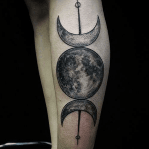 Phases of the moon tattoo #moon 