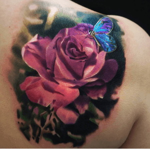 #darecki #rose #butterfly 