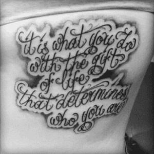 "It is what you do with the gift of life that determines who you are"By Nenad G., Chicago IL