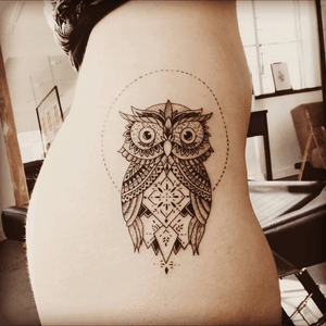 Cute owl tattoo, obsessed with owls 😍 (borrowed pic) #dreamtattoo #owl #girlyink #megandreamtattoo 