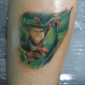 #frog #ranita #color #colores #tattoodo #tattooink #inkgirl #@albenisalonso @albenystattoostudio @followme #followers #inked #tatuajes #holanda #holland #ontheroad #tattoolovers #tattoogirls 