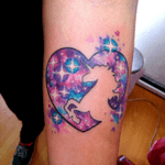 Unicorn heart pastel tattoo #sparkle #unicorn 