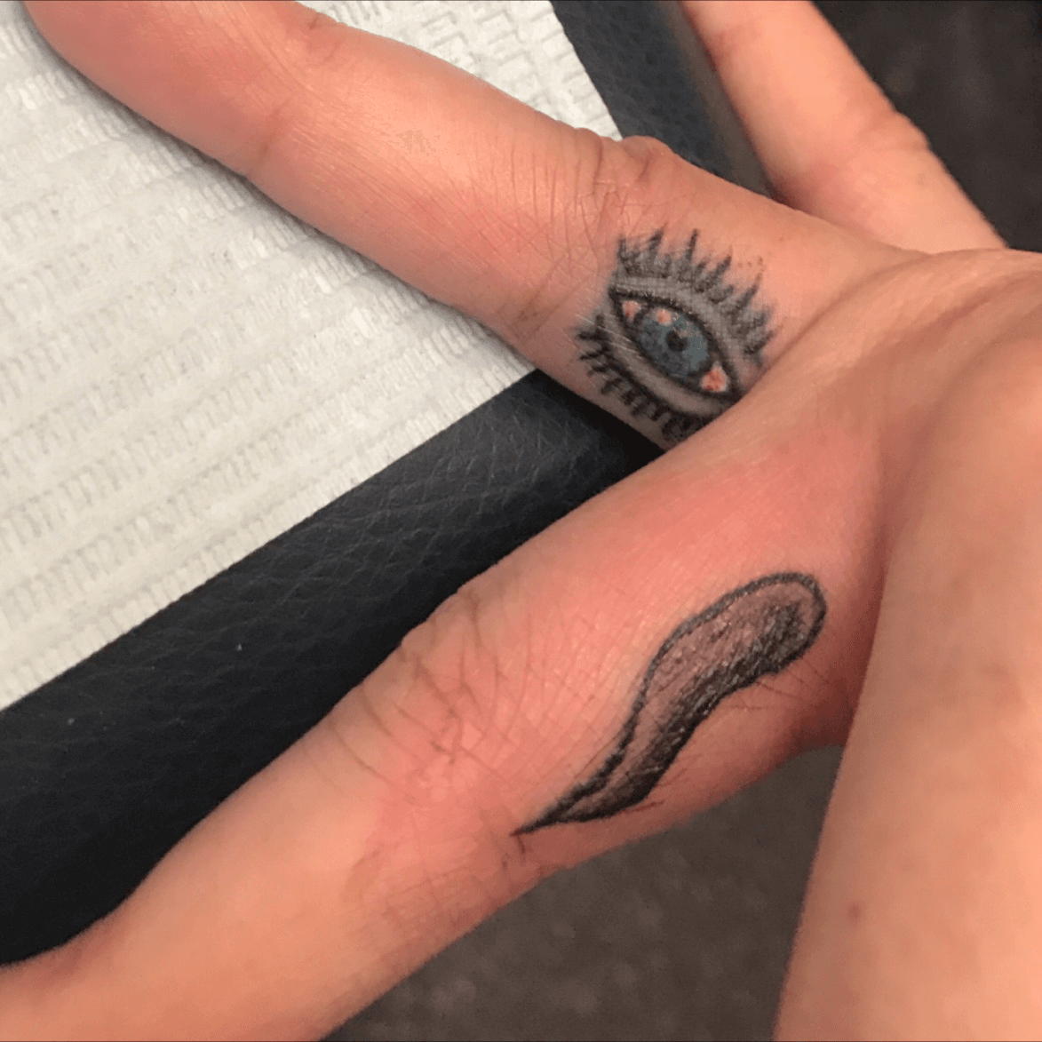 If you want and evil eye tattoo going simple can give you more