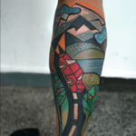 #roadtrip #holiday to the #mountains #lake #forest #abstract #color #road - by #tattooartist #peteraurisch @peteraurisch 