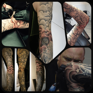 Last session of my sleeve done by Maarten my tattoo artist and shop owner off Shades of Grey!!