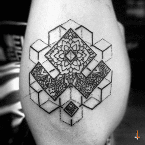 No.63 Loyalty #tattoo #loyalty #symbol #geometric #geometrictattoo #mandala #bestfriend #dog #bylazlodasilva