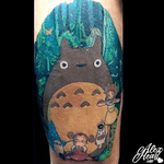 Totoro tattoo by Alex Heart @thisisalexheart Www.alexheart.com