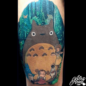 Totoro tattoo by Alex Heart@thisisalexheartWww.alexheart.com