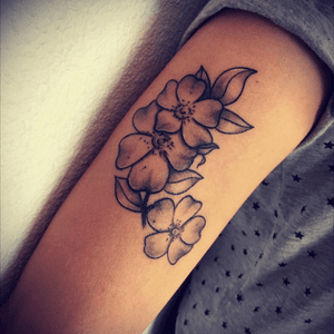#flowers #Tattoo #MyWife 