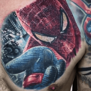O amigo da vizinhança por Boris Tattoo!#tattoodo #TattoodoApp #TattoodoBR #tatuagem #tattoo #homemaranha #spiderman #comics #marvel #filmes #movies #teia #web #superherois #superheroes #stanlee #colorida #colorful #hqs #quadrinhos #nerd #geek #BorisTattoo