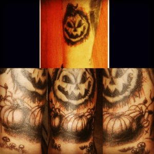 #pumpkins #addon #ankle #tattoo #gazilla 🎃