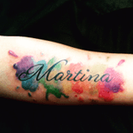 Martina!! #lettering #colortattoo #kissink 