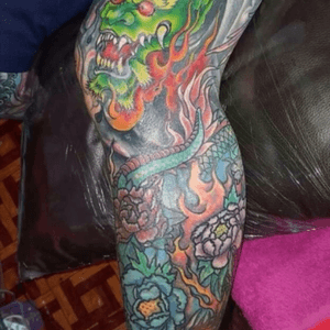 Ive spent more time in the tattoo chair than anyone in the uk im on my 5th body suit ive recolourd or coverd with new tattoos ang got a lot of photos to prove it ive been asked to go on the tattoo shows. But everytime they come about im in thailand with my wife and babys i will get on tv one day 