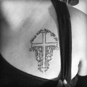#Cross Piece able get chance  tattoo  #ChooseYoPoison  #InkLife  