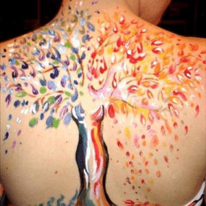 #watercolor #tree #multicoloured #abstract #megandreamtattoo 