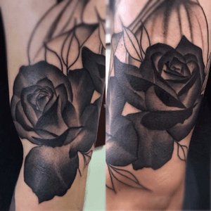 Did these cool negative roses on Tobias's arm the other week, made a good start on the rest of his arm too. #lewishazlewood #lewishazlewoodtattoo #staganddaggertattoo #somerset #uk #blackandgrey #blackandgreytattoo #blackandgray #blackandgraytattoo #bng #bngtattoo #neotraditional #neotraditionaltattoo #neotrad #neotradtattoo #roses #rosetattoo #negative #negativerose #negativerosetattoo #negativetattoo #upperarmtattoo 