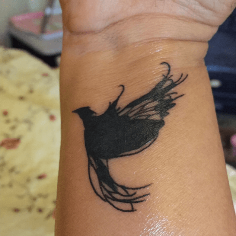 Tattoo uploaded by Kimberley Ann  beatles beatlesfan blackbird  brokenwing music  Tattoodo