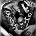 #tattoos #fullsleeve #Tattoodo #inked #blackink 