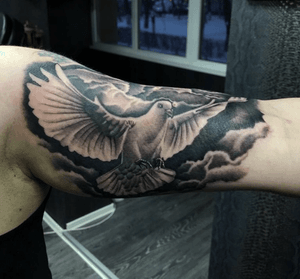 dove tattoo made by vlad