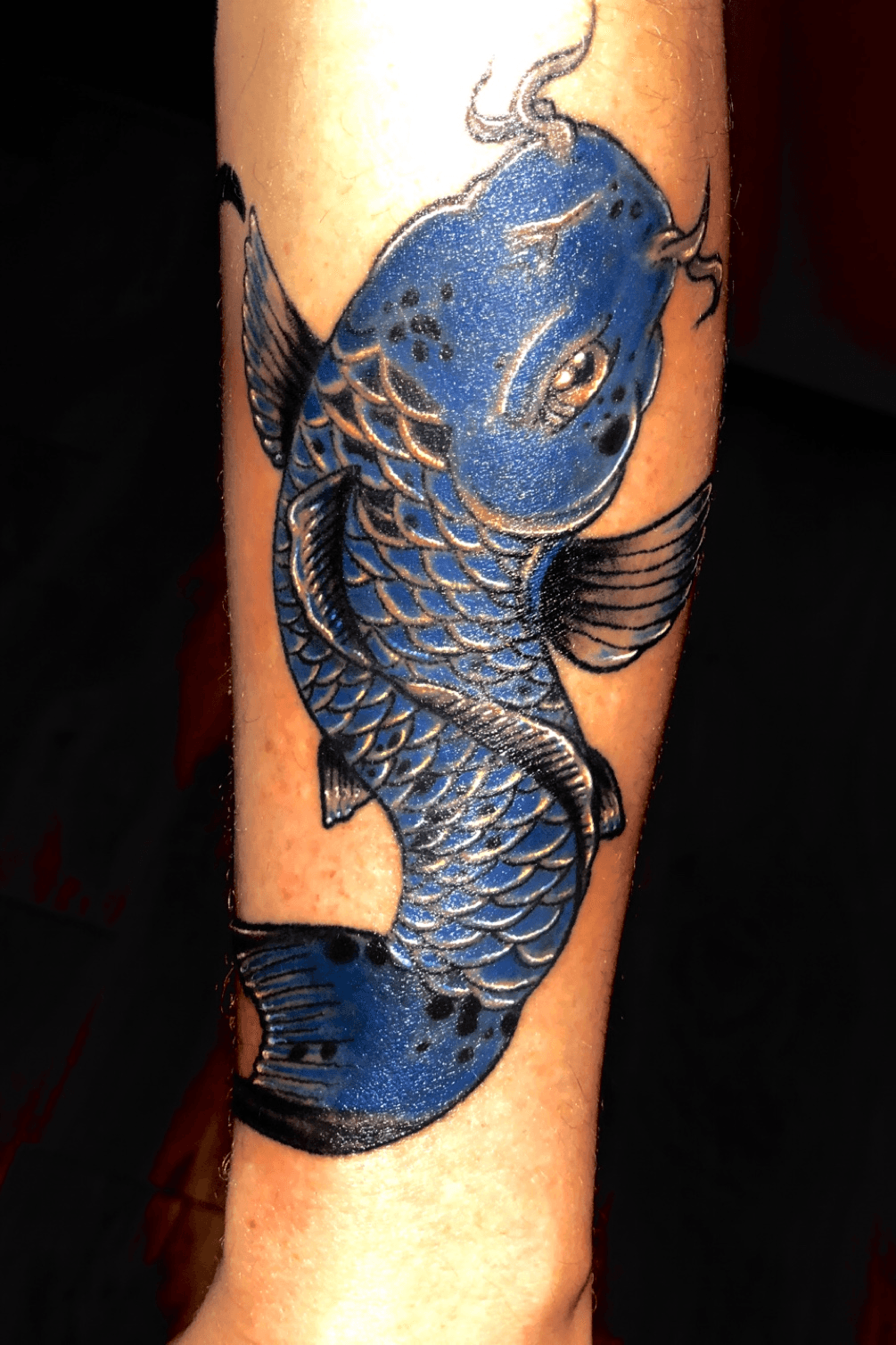 koi fish tattoo design forearm