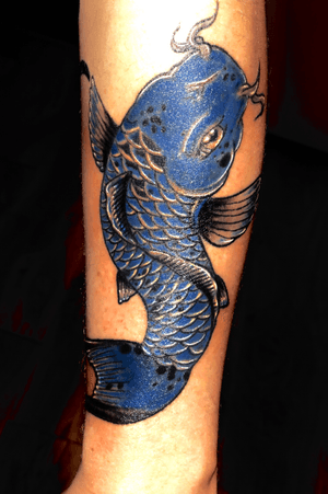 Koi Fish, other side of arm. 