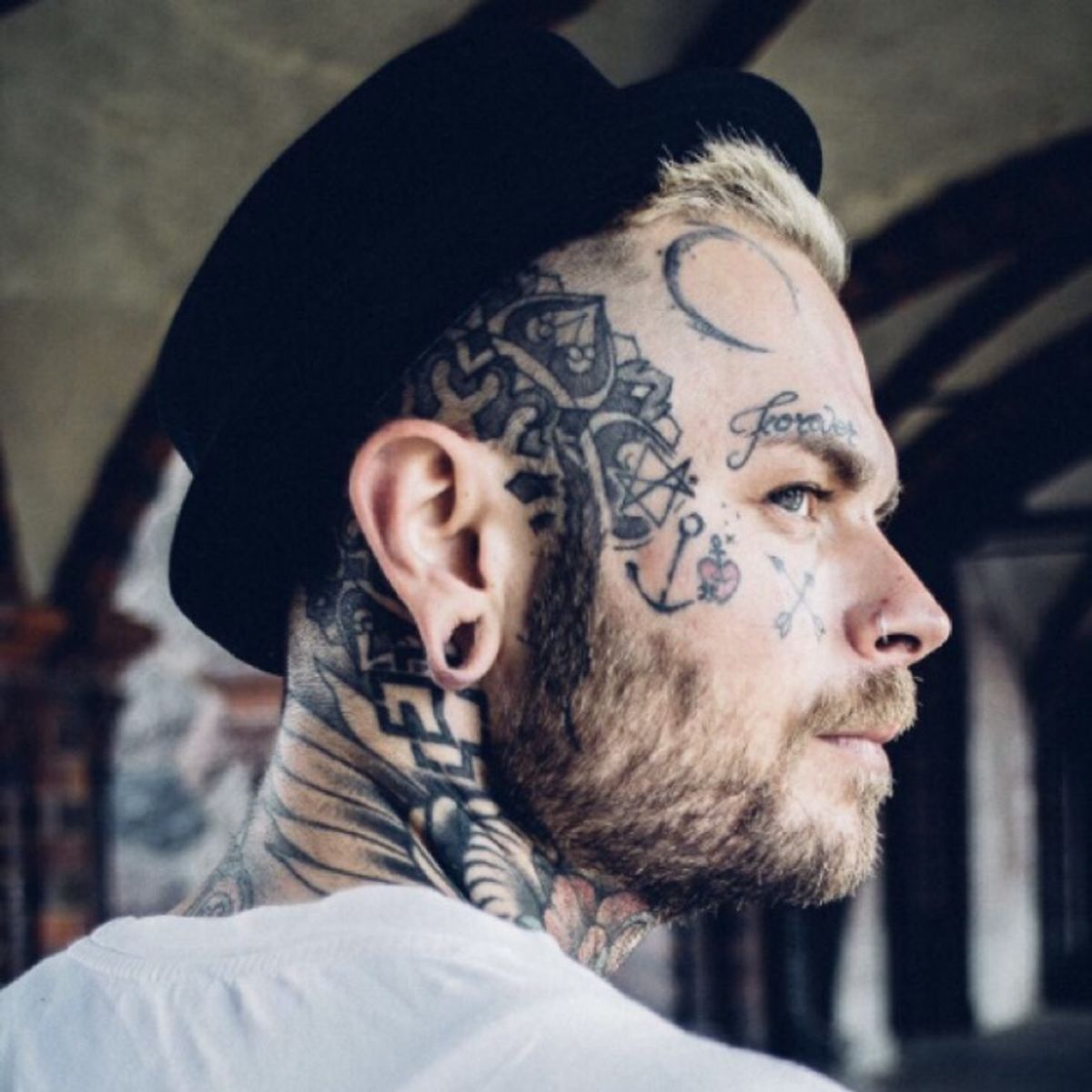 Tattoo uploaded by Oliver Marschner • #facetattoo #mandala #astra # ...