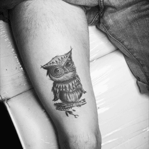 Owl Tattoo by Erik Riolobos