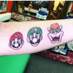 Mario, luigi & bowser #eastside #eastsidetattoo #tattooartist #ink #tattoo #guyswithtattoos #guyswithink #inkedguys #inkedlife #gamer #tattooed #mario #luigi #bowser