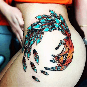 Mozilla Firefox-inspired tattoo! #epic (Artist unknown.)