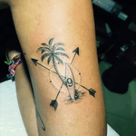  Island piece by our artist  Zeff #islandlyfe #elnido #philippines #tattoo #inked 