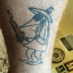 Best friend tattoo. My friend ryan has the other spy on his leg
