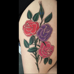 3 rosas #tattoosbyrodrigocanteras #roses #lovehatenewyork 