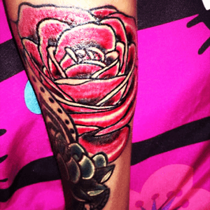 Rose 🌹🌹🌹 #rosetattoo #tattoo #flowertattoo #unfinished 
