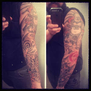 First sleeve done 2015 